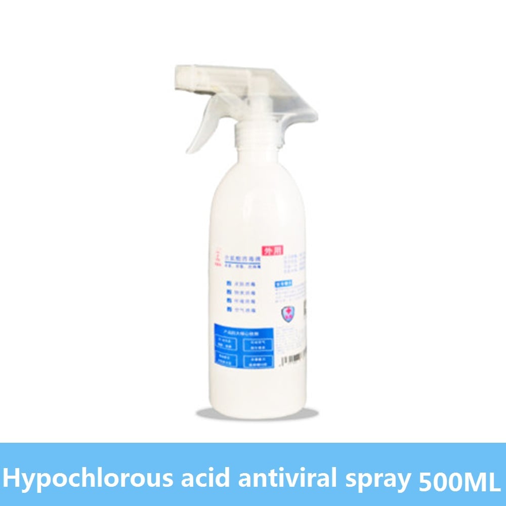 Hypochlorous acid antiviral spray